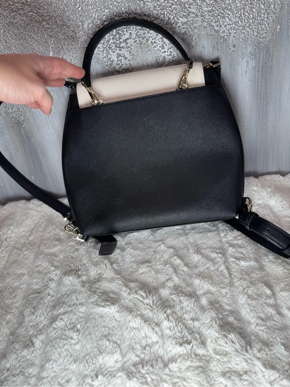 Kate Spade New York Cadillac Convertible Flap Backpack Handbag